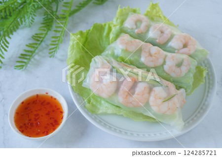 鮮蝦春捲 124285721