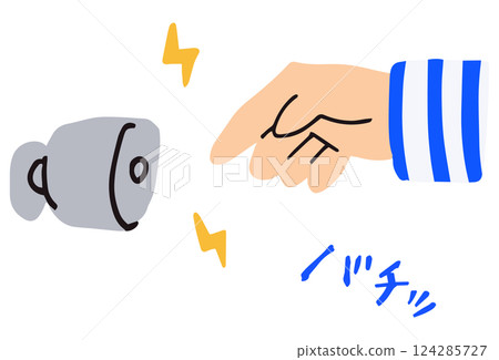 靜電概念圖 靜電概念圖 124285727