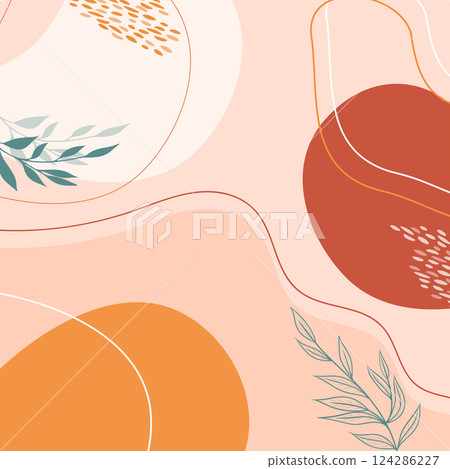 Abstract floral background, great design for any purposes. Autumn landscape. Spring floral vector illustration. Art background template element. Abstract floral background, great design for any purposes. Autumn landscape. Spring floral vector illustration. Art background template element. 124286227