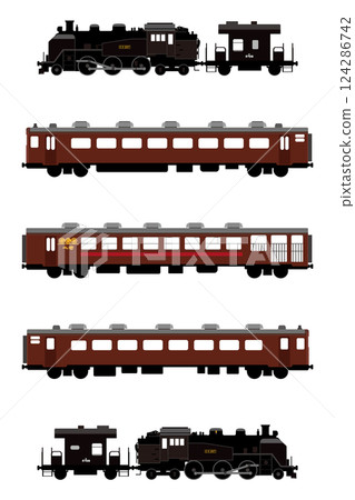 SL Taiki 葡萄色列車（附觀光車廂） 124286742