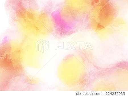 Abstract watercolor pattern background material Abstract watercolor pattern background material 124286935