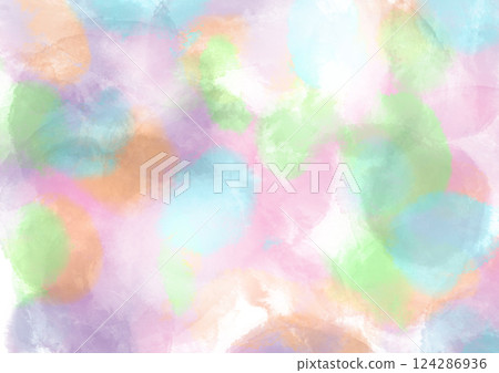Abstract watercolor pattern background material 124286936