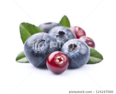 Cranberry and blueberries 124287000