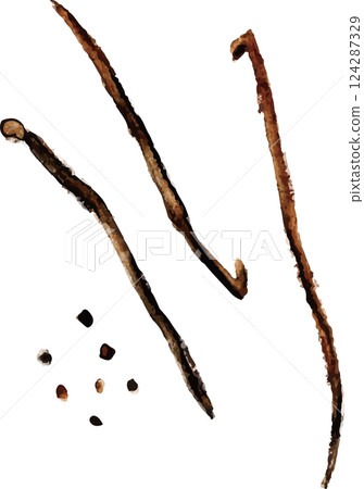 Aroma essential oil exotic vanilla 124287329