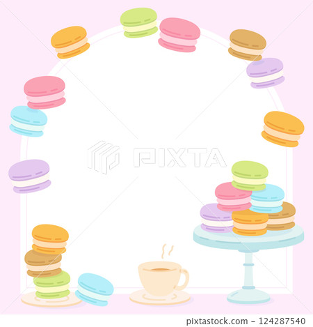 pink macaron party frame 1 pink macaron party frame 1 124287540