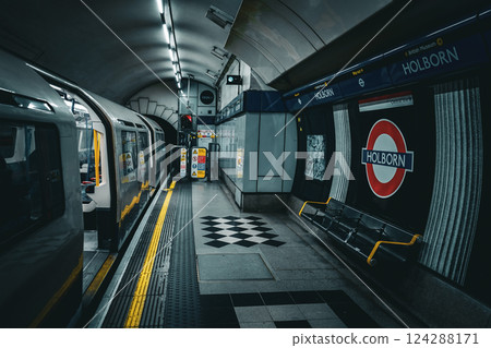 Holborn station and trains Holborn station and trains 124288171
