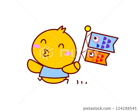 小雞和鯉魚旗 小雞和鯉魚旗 124288545