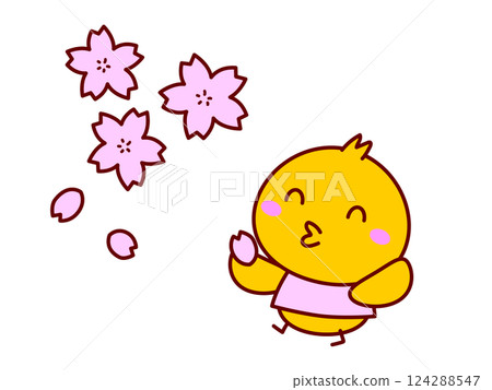 小雞和櫻花 小雞和櫻花 124288547