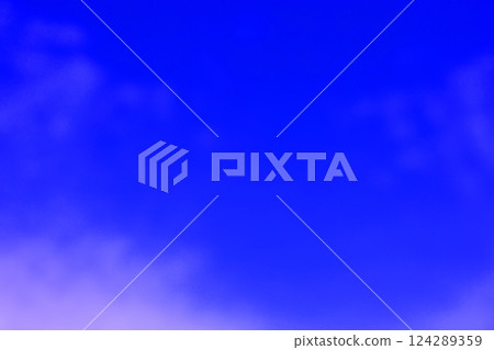 Blue sky with clouds (wallpaper material) 124289359