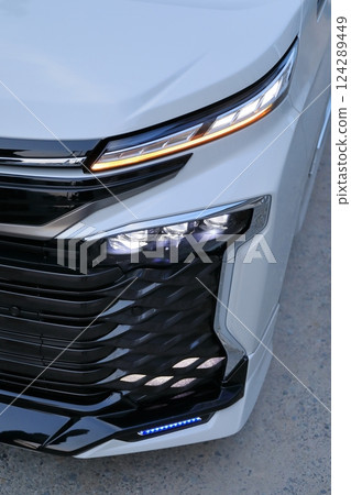 汽車大燈圖像 汽車大燈圖像 124289449