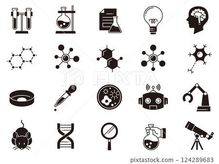 科學圖標 02 科學圖標 124289683