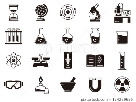Science icons 05 Science icons 124289686