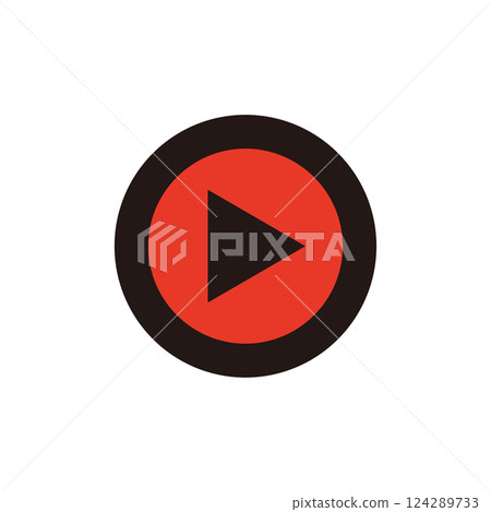 play button icon play button icon 124289733