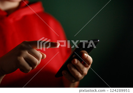 Woman is sleeping in her bedroom Woman is sleeping in her bedroom 124289951