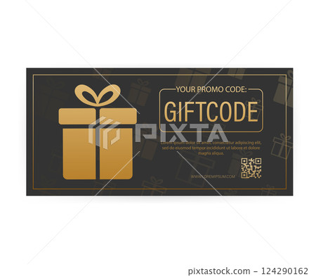 Different Modern birthday card with red giftcode for banner design. giftcode in modern style. Christmas banner. Vector design. Special offer sale template. Coupon ticket card. Different Modern birthday card with red giftcode for banner design. giftcode in modern style. Christmas banner. Vector design. Special offer sale template. Coupon ticket card. 124290162