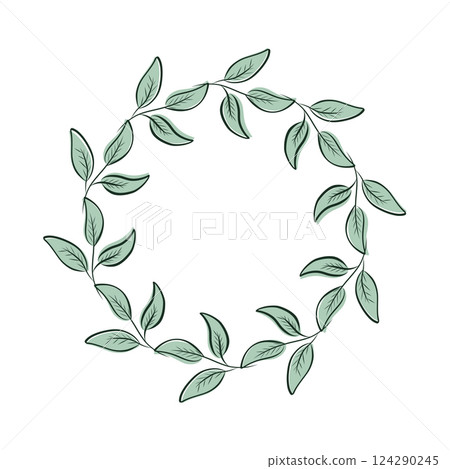 Floral frame in sketch style on white background. Floral sketch. Vintage frame logo. Hand drawn. Line icon. Line art. Vector design. Floral frame in sketch style on white background. Floral sketch. Vintage frame logo. Hand drawn. Line icon. Line art. Vector design. 124290245