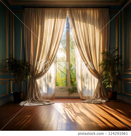 光線充足的房間景觀 124291061