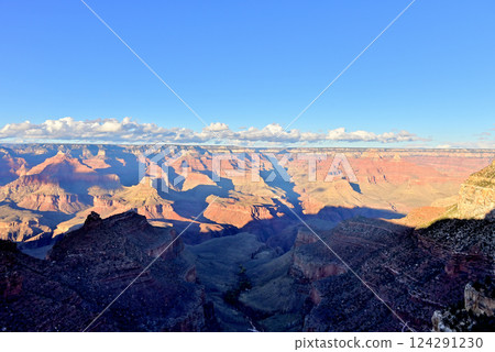 The Grand Canyon from the South Rim Rim Trail The Grand Canyon from the South Rim Rim Trail 124291230