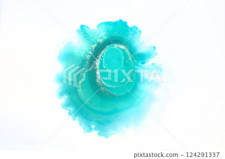 水彩風格的背景材料 水彩風格的背景材料 124291337