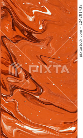 Abstract orange fluid background with swirling patterns and textures Abstract orange fluid background with swirling patterns and textures 124291438