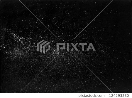 particles of charcoal on black background,abstract powder splatted background 124293280