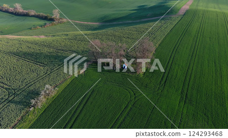 Chapel st. Barbara in South Moravia fields 124293468