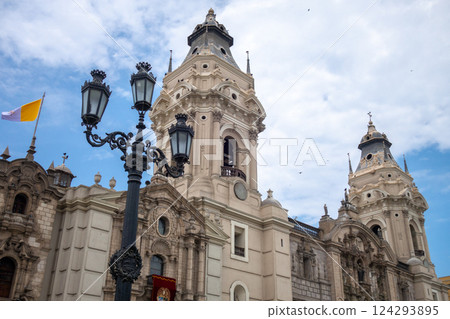 Metropolitan Cathedral of Lima and historic architecture in Peru 124293895