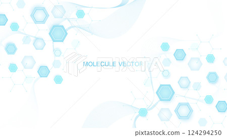 Health care abstract background with hexagons, lines and dots. Medical innovation banner template concept. Biology and pharmaceutical technology background. Vector illustration. Health care abstract background with hexagons, lines and dots. Medical innovation banner template concept. Biology and pharmaceutical technology background. Vector illustration. 124294250