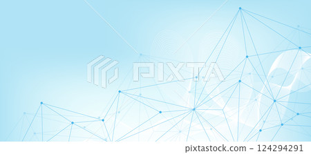 Modern abstract molecules structure for science or medical background. DNA helix or atom visualization. Molecular wave flow abstract background. illustration Modern abstract molecules structure for science or medical background. DNA helix or atom visualization. Molecular wave flow abstract background. illustration 124294291