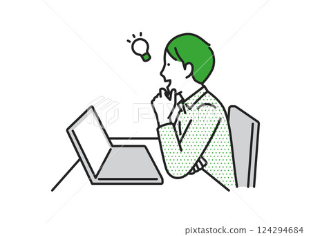 一位在工作中受到啟發的人 124294684