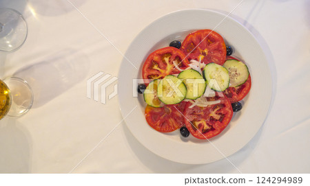 Tomato and Cucumber Salad Tomato and Cucumber Salad 124294989