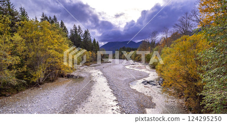 Linder River, Oberammergau, Germany 124295250