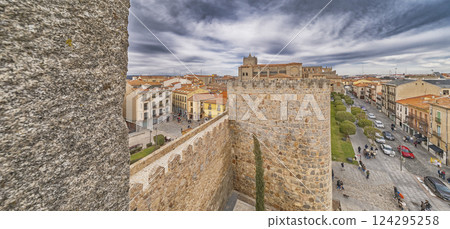 City View from Walls of Avila, Spain 124295258