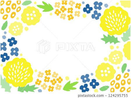 Spring flower vector illustration background 124295755