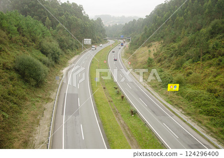 Dual carriageway in A Coruna. 124296400