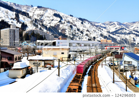 View of the area around Echigo Yuzawa Station (Yuzawa Town, Niigata Prefecture) [March 2025] 124296803