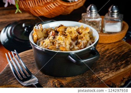 Bigos - traditional Polish food. 124297938