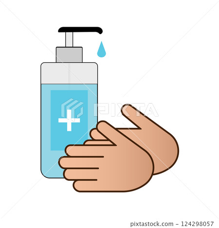 hand, vector, wash 124298057