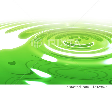 在水面上蔓延的漣漪 124298250