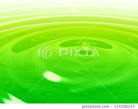 在水面上蔓延的漣漪 124298253