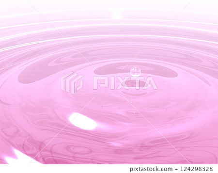 在水面上蔓延的漣漪 124298328