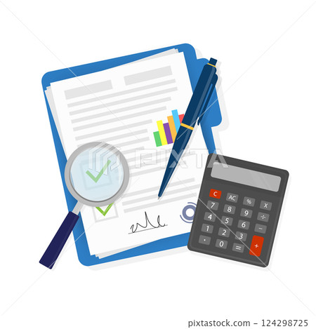 Icon with business plan business concept for web site design. Social media icon. Flat vector illustration. Social media content. Development process. Icon with business plan business concept for web site design. Social media icon. Flat vector illustration. Social media content. Development process. 124298725