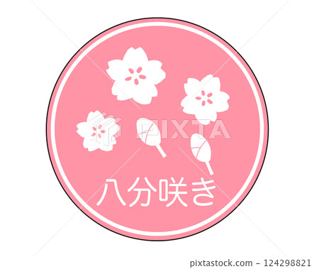 80% 開花標誌 80% 開花標誌 124298821