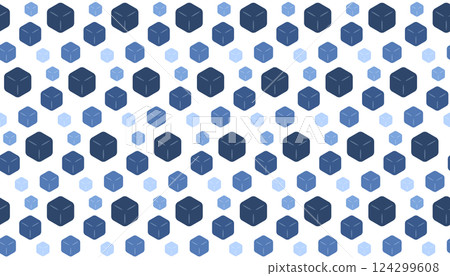 彩色立方體圖案背景色板 124299608