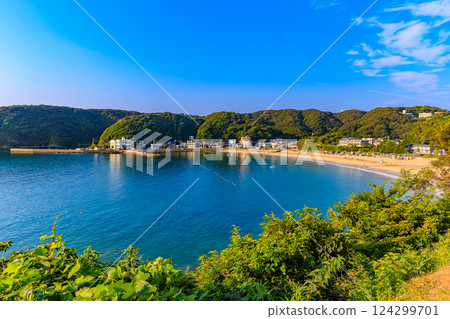 Shizuoka Prefecture, Shimoda City, Tonoura Beach 124299701