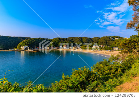 Shizuoka Prefecture, Shimoda City, Tonoura Beach 124299703
