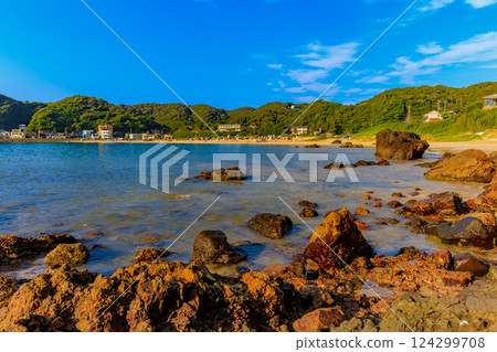 Shizuoka Prefecture, Shimoda City, Tonoura Beach 124299708