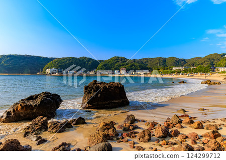 Shizuoka Prefecture, Shimoda City, Tonoura Beach 124299712