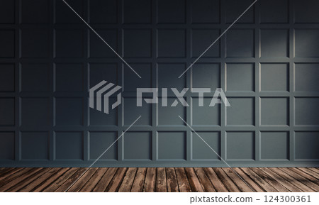Sunny apartment with classic wall panel. Sunny apartment with classic wall panel. 124300361