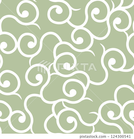 Arabesque seamless pattern 124300541